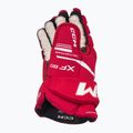 Guanti da hockey CCM Tacks XF80 SR rosso/bianco 3