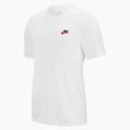 Maglietta Nike Sportswear Club uomo bianco/nero/rosso università 5