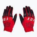 Guanti da ciclismo Fox Racing Dirtpaw rosso fluorescente 3