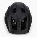 Fox Racing Mainframe Trvrs casco bici nero/nero 3