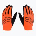 Guanti da ciclismo Fox Racing Flexair arancione fluo 3