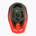 Casco da bicicletta Fox Racing Speedframe Pro Fade verde oliva 6