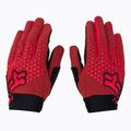 Guanti da ciclismo da uomo Fox Racing Defend rosso terracotta 3