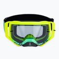 Occhiali da ciclismo Fox Racing Airspace Horyzon giallo fluo/grigio a specchio 2