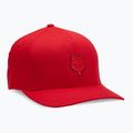 Cappellino con visiera Fox Racing Fox Head Flexfit flame red