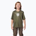 Maglia da ciclismo Fox Racing Ranger verde oliva da bambino