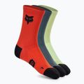 Fox Racing 6 Ranger Prepack 3 confezioni di calze da ciclismo multicolore