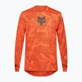 Maniche lunghe ciclismo uomo Fox Racing Ranger Tru Dri arancio sangue