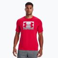 Maglietta Under Armour Boxed Sportstyle da uomo, rosso/acciaio
