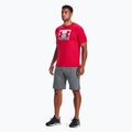 Maglietta Under Armour Boxed Sportstyle da uomo, rosso/acciaio 2