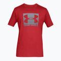 Maglietta Under Armour Boxed Sportstyle da uomo, rosso/acciaio 5