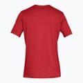 Maglietta Under Armour Boxed Sportstyle da uomo, rosso/acciaio 6