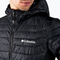Giacca ibrida con cappuccio Columbia Powder Pass Uomo nero 4