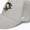 Cappello da baseball 47 Brands NHL Pittsburgh Penguins MVP grigio 4