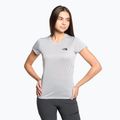 Maglietta da trekking da donna The North Face Reaxion Amp Crew grigio chiaro