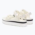 Sandali Teva Flatform Universal Mesh Print bianco brillante da donna 3