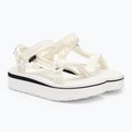 Sandali Teva Flatform Universal Mesh Print bianco brillante da donna 4
