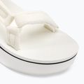 Sandali Teva Flatform Universal Mesh Print bianco brillante da donna 7