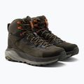 Scarpe da trekking da uomo HOKA Kaha GTX nero oliva/verde 5