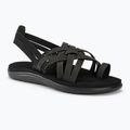 Teva Voya Strappy Leather sandali da donna nero