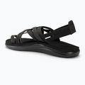Teva Voya Strappy Leather sandali da donna nero 3