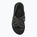 Teva Voya Strappy Leather sandali da donna nero 5