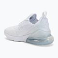Scarpe per bambini Nike Air Max 270 white/metallic silver/white 3