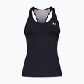 Canotta da allenamento Under Armour donna HG Armour Racer Tank nero/argento metallico 5