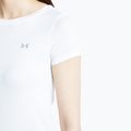 Maglietta da allenamento Under Armour donna HG Armour bianco/argento metallico 4