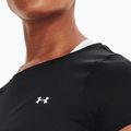 Maglietta da allenamento Under Armour donna HG Armour nero/argento metallico 5