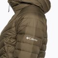 Columbia Powder Lite Piumino da donna con cappuccio verde oliva 8