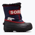 Sorel Snow Commander junior stivali da neve notturno/rosso vela 7