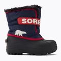 Sorel Snow Commander junior stivali da neve notturno/rosso vela 2