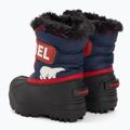 Sorel Snow Commander, stivali da neve per bambini, colore notturno/rosso vela 3