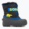 Sorel Snow Commander junior stivali da neve nero/super blu 2