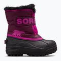 Sorel Snow Commander junior stivali da neve viola dalia/rosa 7