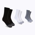 Calzini Under Armour Heatgear 3 paia acciaio/bianco/nero