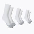 Under Armour Heatgear Crew 3 paia di calzini bianchi/bianchi/acciaio