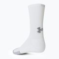 Under Armour Heatgear Crew 3 paia di calzini bianchi/bianchi/acciaio 3