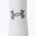 Under Armour Heatgear Crew 3 paia di calzini bianchi/bianchi/acciaio 4