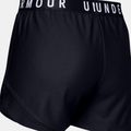 Pantaloncini da allenamento Under Armour Play Up 3.0 donna nero/nero/bianco 7