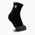 Calzini Under Armour Heatgear Quarter 3 paia nero/nero/acciaio 2