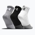 Calzini Under Armour Heatgear Quarter 3 paia acciaio/bianco/bianco 2