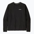 Patagonia P-6 Logo Responsibili trekking longsleeve uomo nero 4