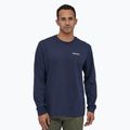 Patagonia P-6 Logo Responsibili classic navy trekking longsleeve da uomo