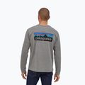 Patagonia P-6 Logo Responsibili gravel heather longsleeve da uomo 2