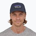 Cappello da baseball Patagonia P-6 Logo Trucker blu navy 3