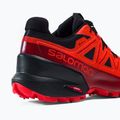 Scarpe da corsa da uomo Salomon Spikecross 5 GTX nero/rosso corsa/rosso 7