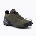 Scarpe da corsa Salomon Speedcross 5 Wide grape leaf/nero da uomo