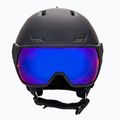 Casco da sci Salomon Pioneer LT Visor nero/blu 2